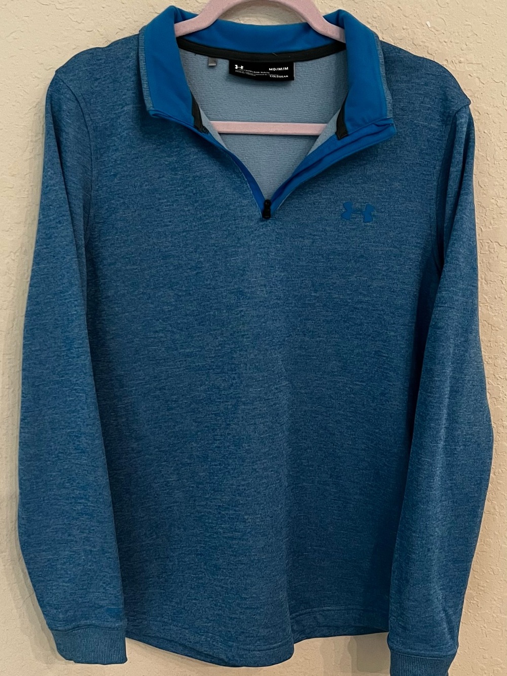 Under Armour Men's Blue Quarter-Zip Pullover
